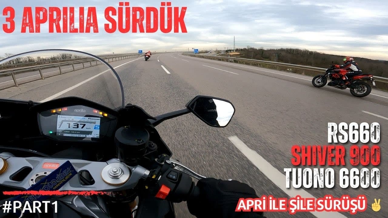 3 APRILIA ŞİLE SÜRÜŞÜ | RS 660 | TUONO 660 | SHIVER 900 | PART 1 [RPM]