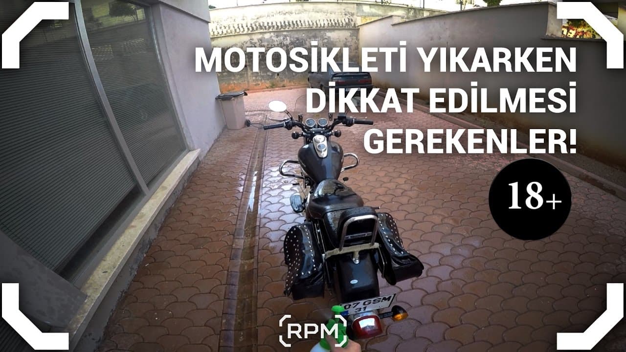 Motosikletimizi Nasıl Yıkıyoruz? Zincire Elinizi Kaptırırsanız Ne Olur?:( [RPM]