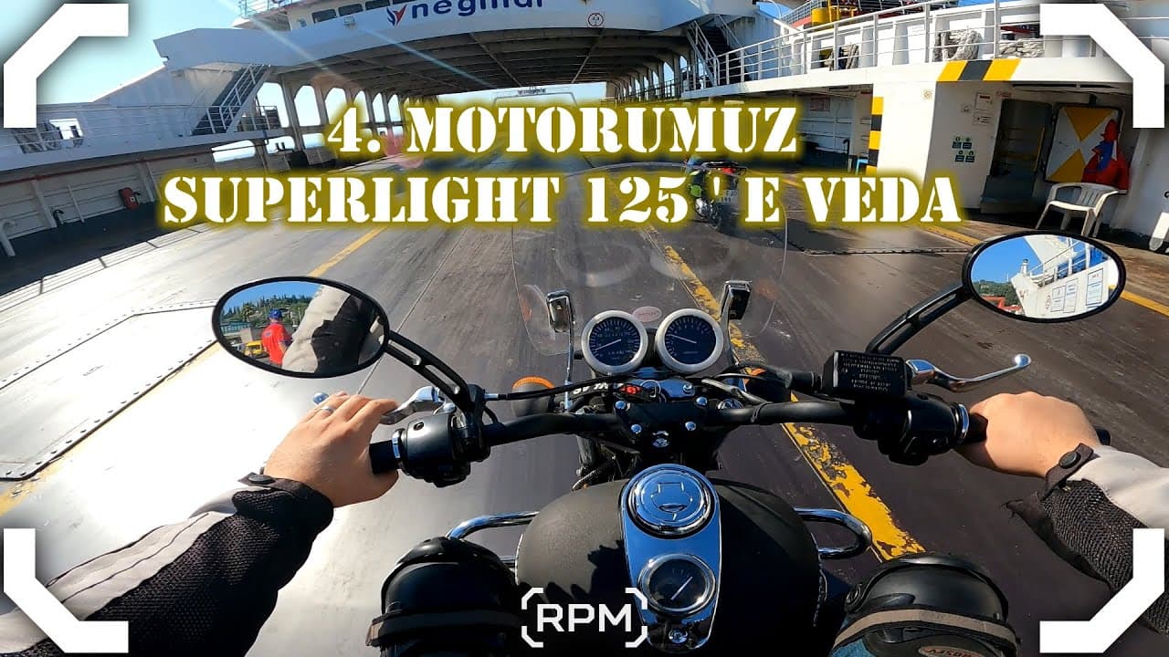 BİR MOTORUMU DAHA SATTIM! | SUPERLIGHT 125 VEDA [RPM]
