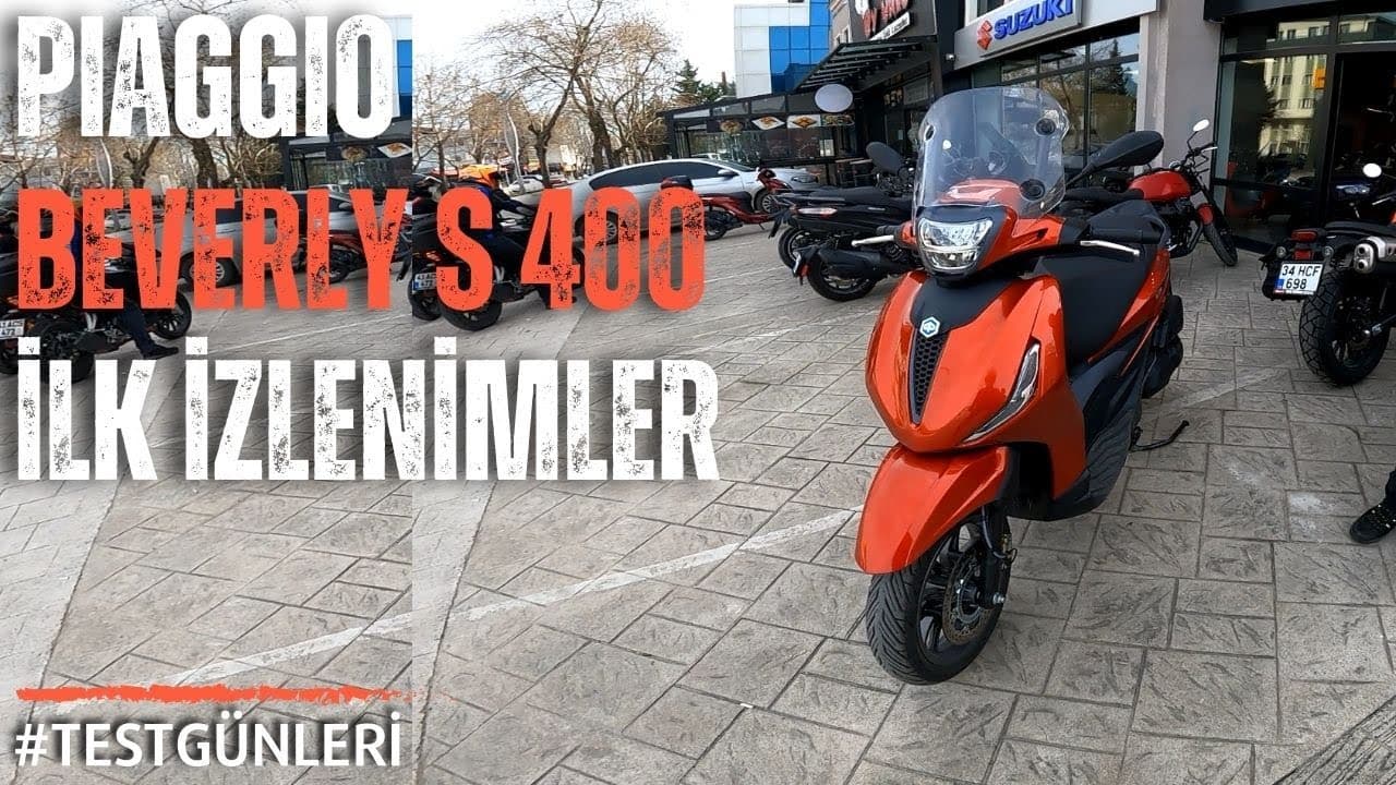 PIAGGIO BEVERLY S 400 İLK İZLENİMLER [RPM]