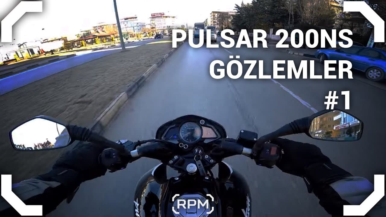 Pulsar 200 NS Sessiz Sürüş - Günlük Gözlemler - 1 [RPM]