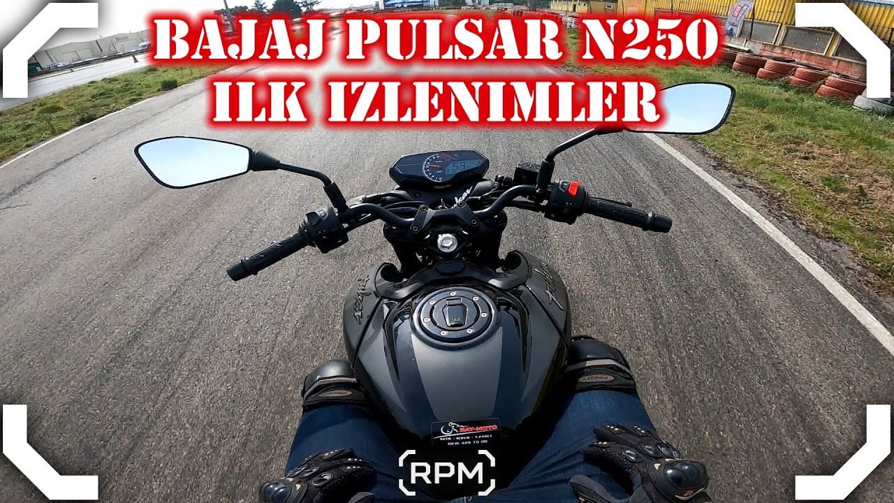 BAJAJ PULSAR N 250 İLK İZLENİMLER | PİSSTE TEST [RPM]