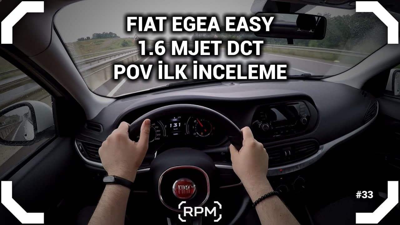 FİAT EGEA EASY | DİZEL OTOMATİK BOŞ PAKET POV İNCELEME [RPM]