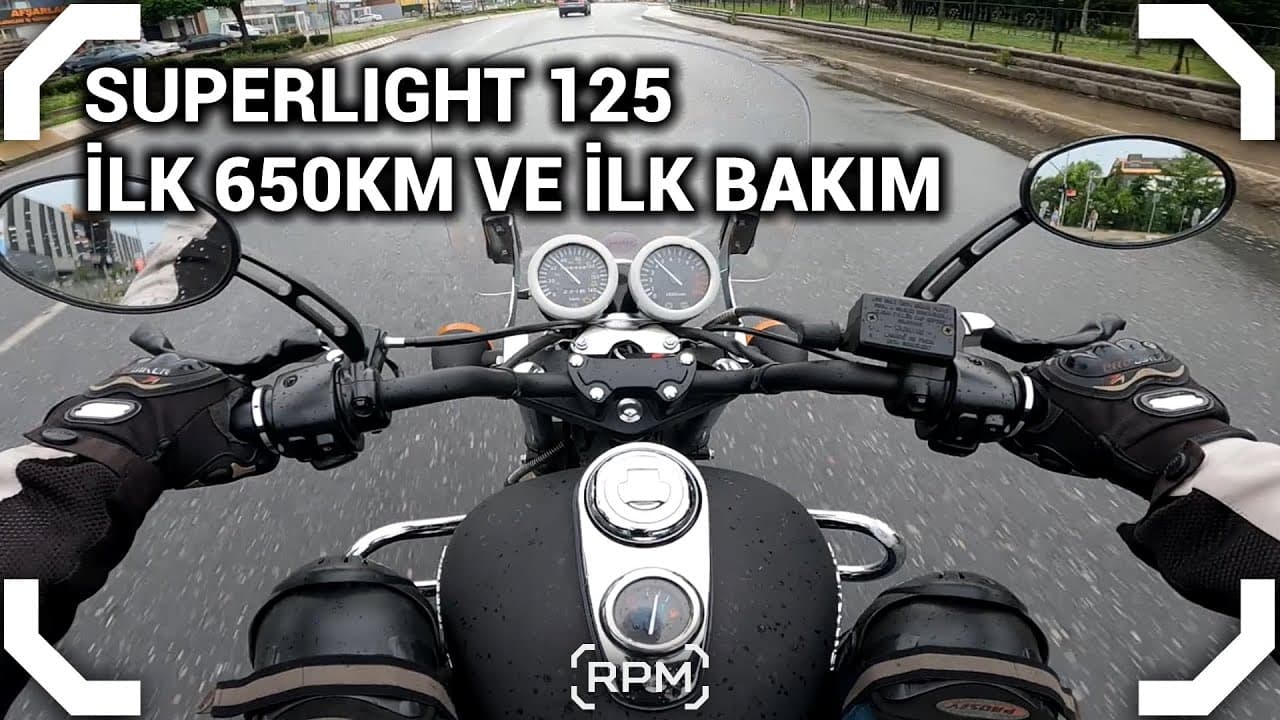 Superlight 125 İlk Bakım - 650 KM Neler Oldu?