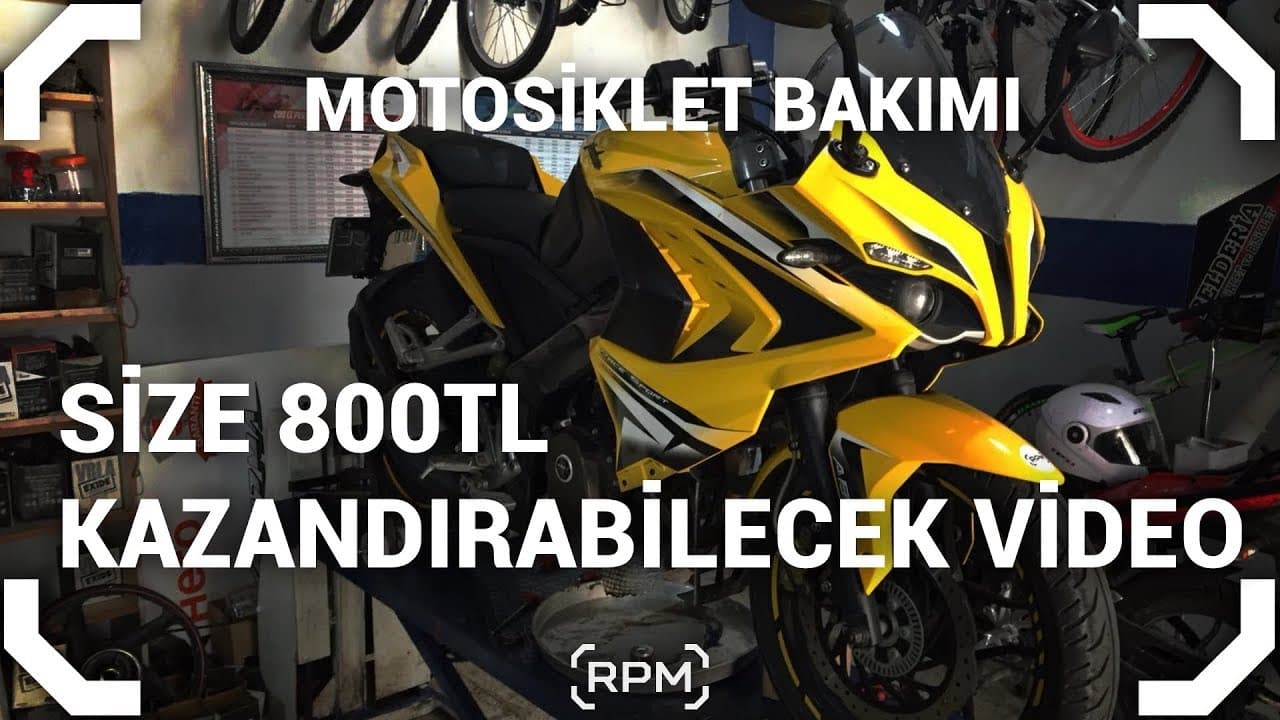 PULSAR 10.000 KM BAKIMI - Serviste Nelere Bakacağız? [RPM]