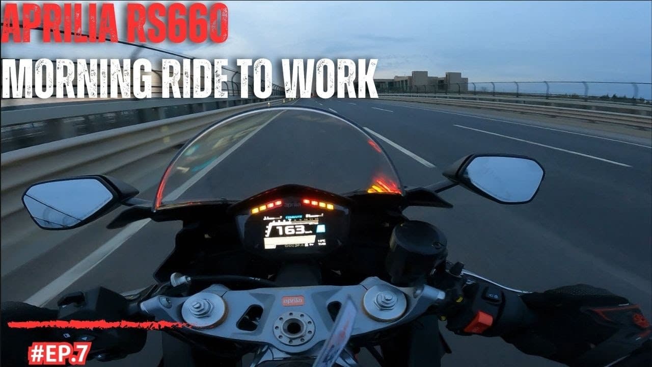 MORNING RIDE | APRILIA RS660 | PURE POV RIDE