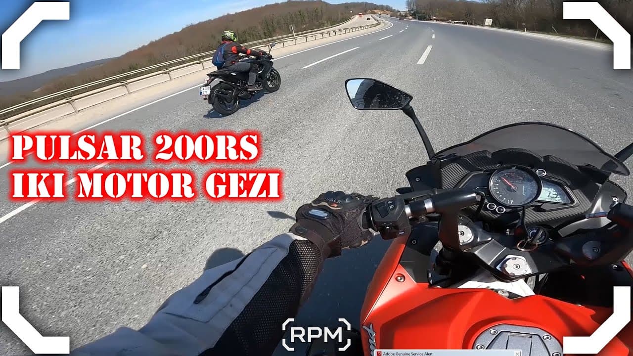 İKİ PULSAR RS200 ŞİLE'YE SÜRÜŞ | PATLAK LASTİK İÇİN UYARDILAR [RPM]