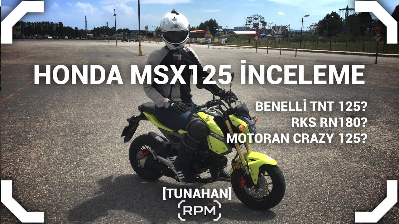 Honda MSX125 İnceleme - Benelli TNT125 VS Grom VS RKS RN180 VS Motoran Crazy [RPM]
