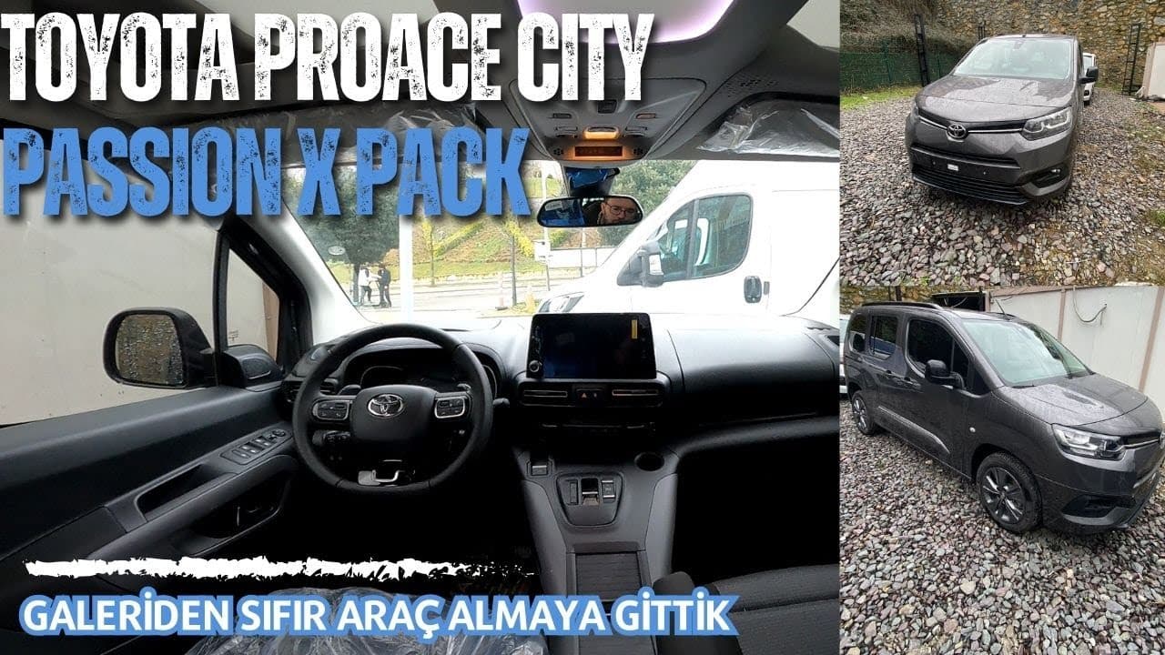 GALERİDEN SIFIR ARAÇ ALMAYA GİTTİK | TOYOTA PROACE CİTY PASSİON X PACK [RPM]