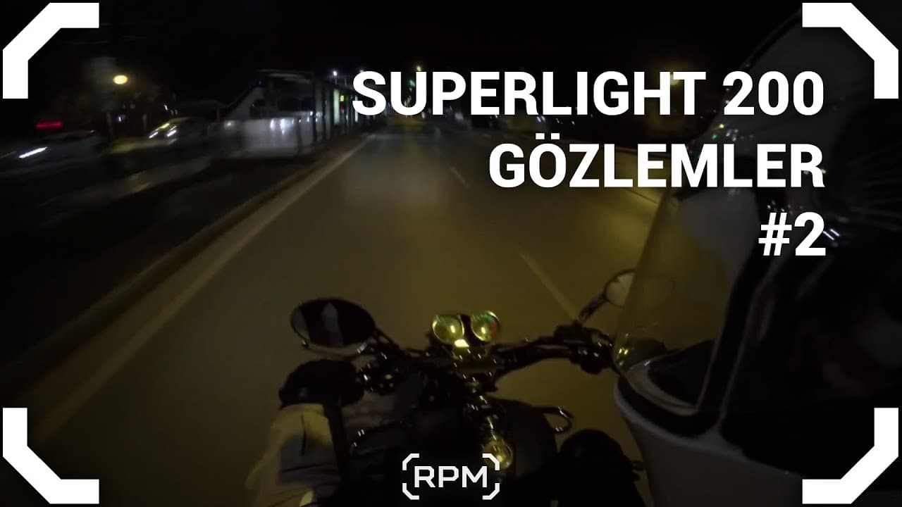 Superlight 200 Günlük Gözlemler - 2 [RPM]