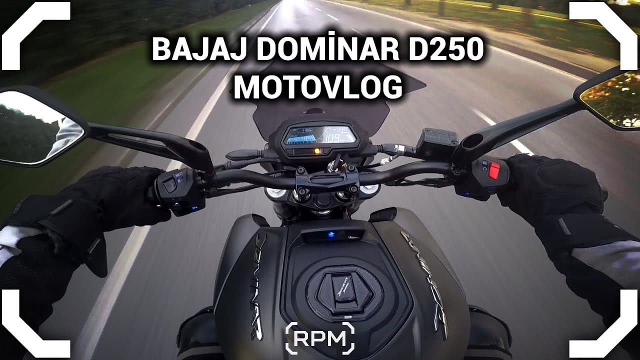 Bajaj Dominar D250 Performans / Mont Seçimi / İşe Gidiş Motovlog [RPM]