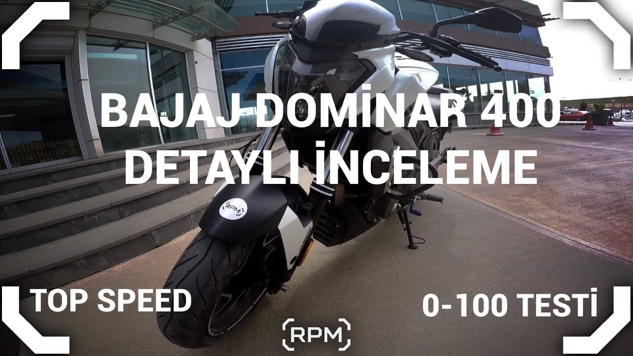 Bajaj Dominar 400 Detaylı İnceleme | Top Speed | 0-100 Test [RPM]