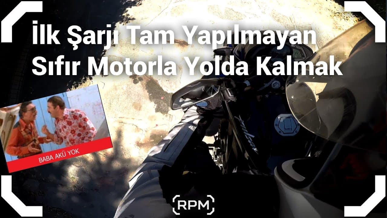 Sıfır Alınan Motosiklette Ölü Aküye Denk Gelmek - Bajaj Pulsar 200NS Yolda Kaldık [RPM]