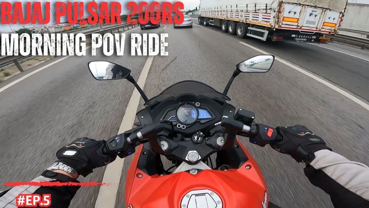 BAJAJ PULSAR 200 RS | MORNING POV RIDE | WOULD YOU BUY AN INDIAN?