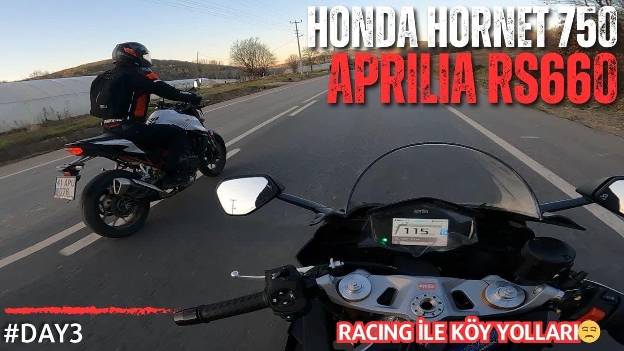 APRILIA RS660 & HONDA HORNET 750 | KÖY YOLLARINDA SÜRÜŞ | PART 1 [RPM]