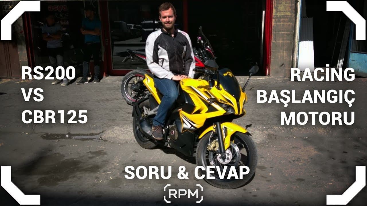 RS 200 Test - CBR 125 mi RS200 mü? Başlangıç ve ABS #3 [RPM]