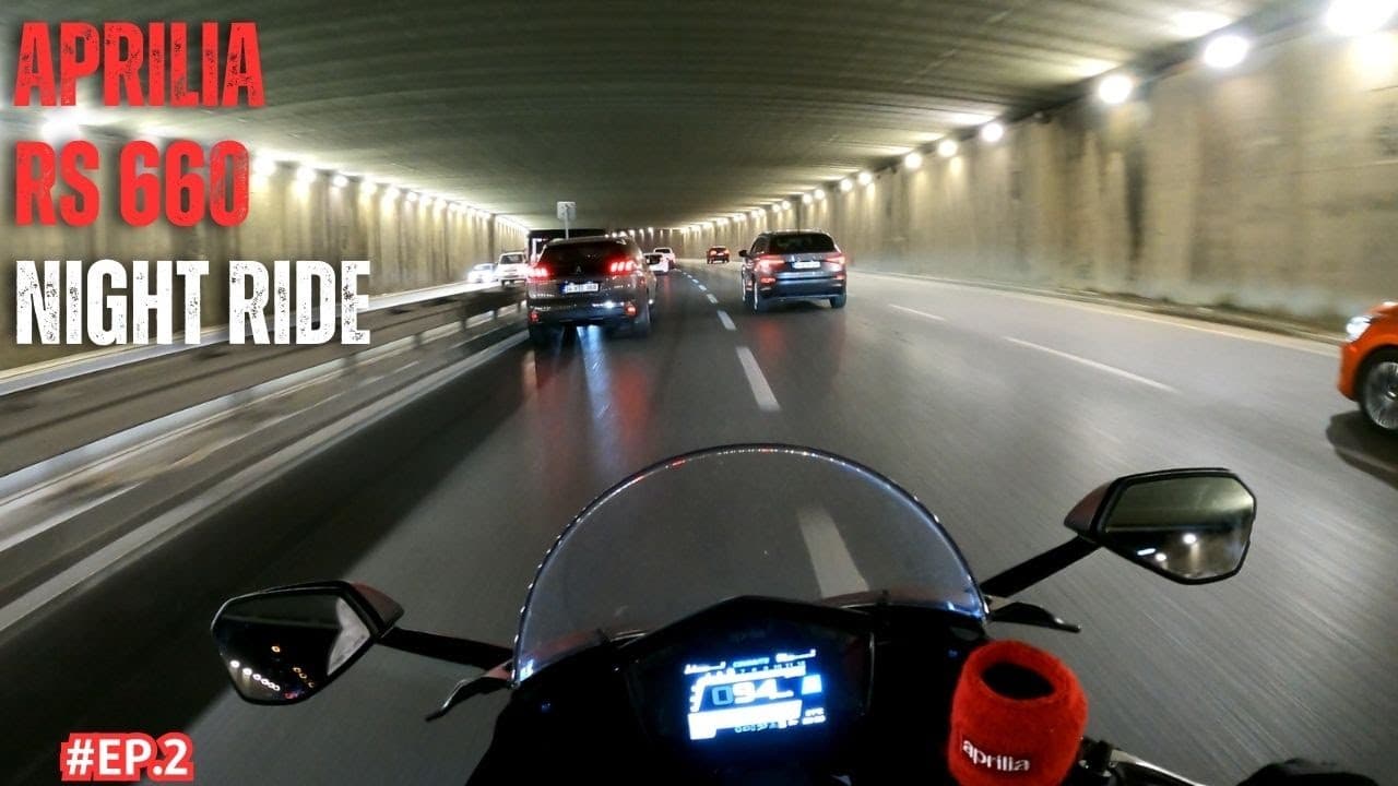 NIGHT RIDE BETWEEN CITIES | APRILIA RS660 | POV RIDE