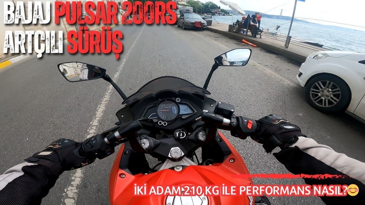 BAJAJ PULSAR 200RS | ARTÇILI SÜRÜŞ | 210 KG İLE PERFORMANS [RPM]
