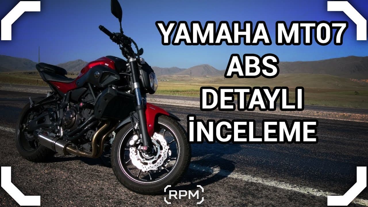 Yamaha MT07 ABS Detaylı İnceleme [RPM]