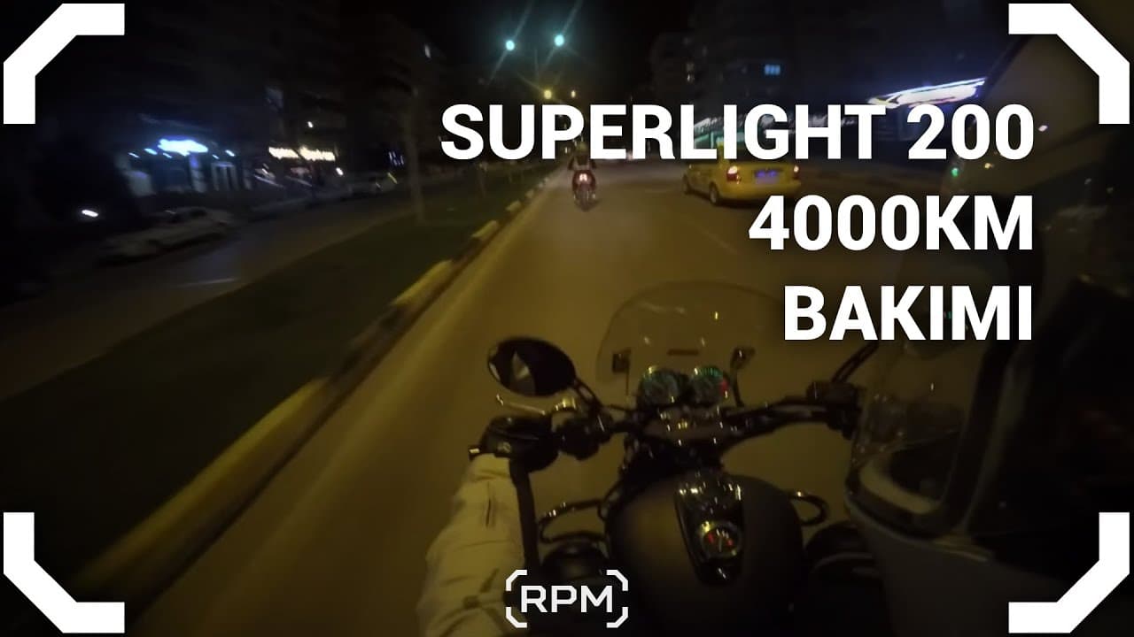 4.000 KM Bakım Sonrası Gözlemler - Superlight 200 Motovlog - 3 [RPM]