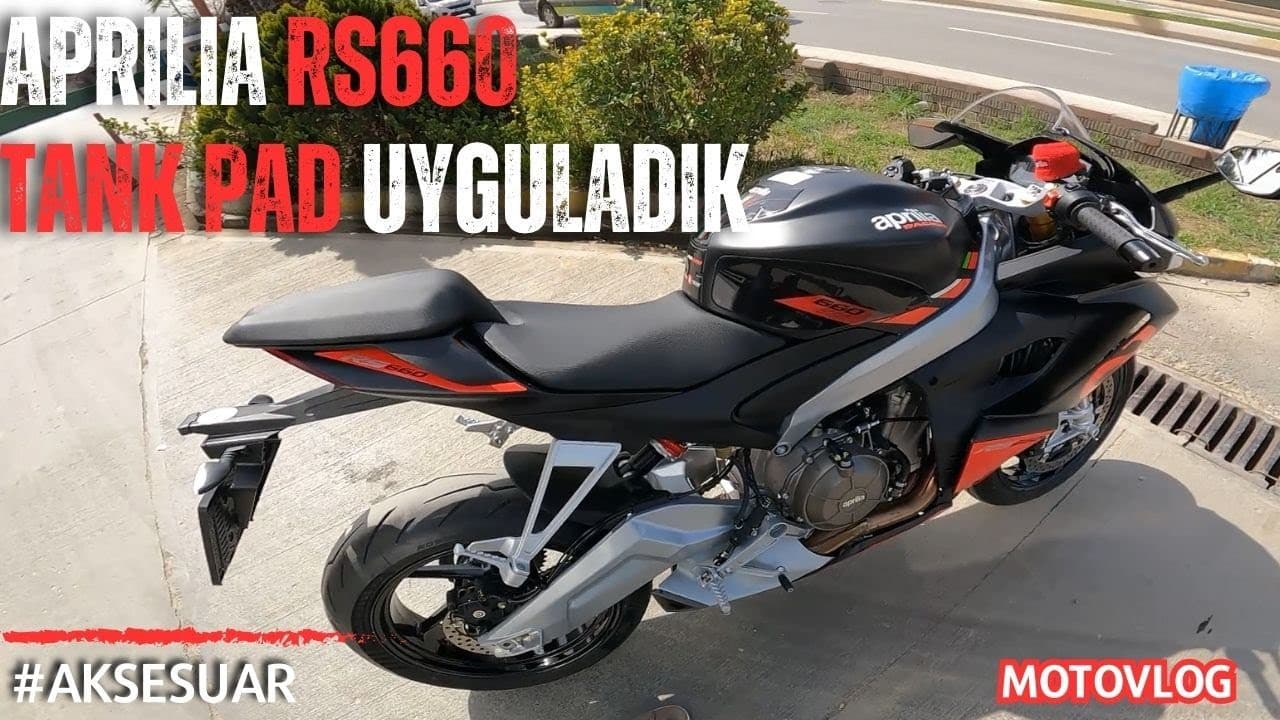 APRILIA RS660 | TANK PAD UYGULAMASI | MOTOVLOG [RPM]