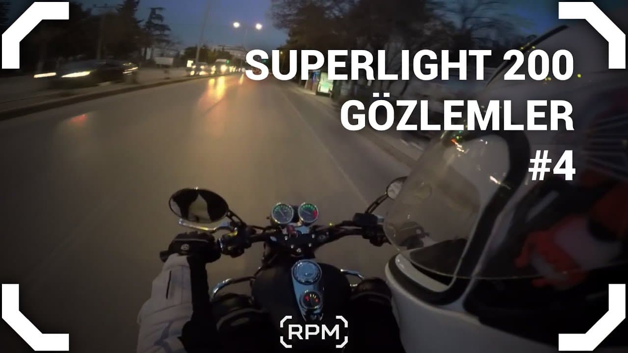 Superlight 200 Günlük Gözlemler - 4 [RPM]