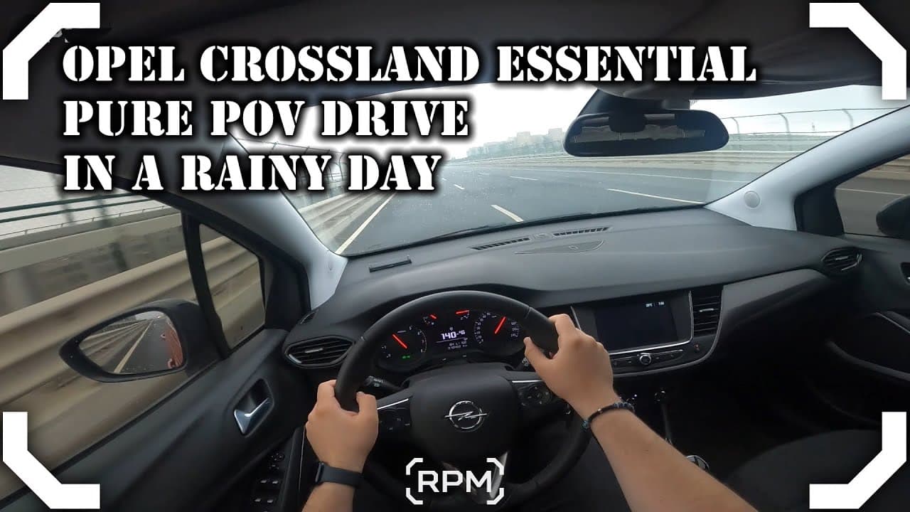 OPEL CROSSLAND | PURE POV DRIVE IN A RAINY DAY [RPM]