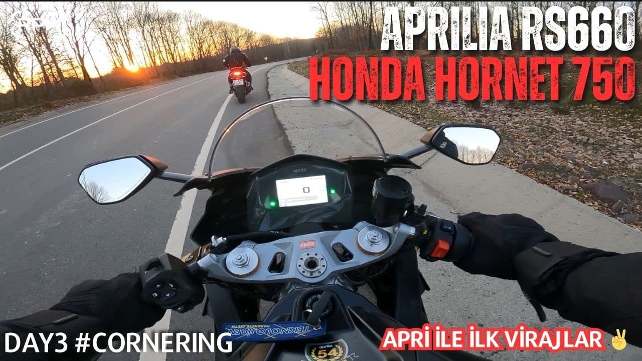 İLK VİRAJ DENEMELERİ | APRILIA RS660 & HONDA CB750 HORNET | PART 2 [RPM]