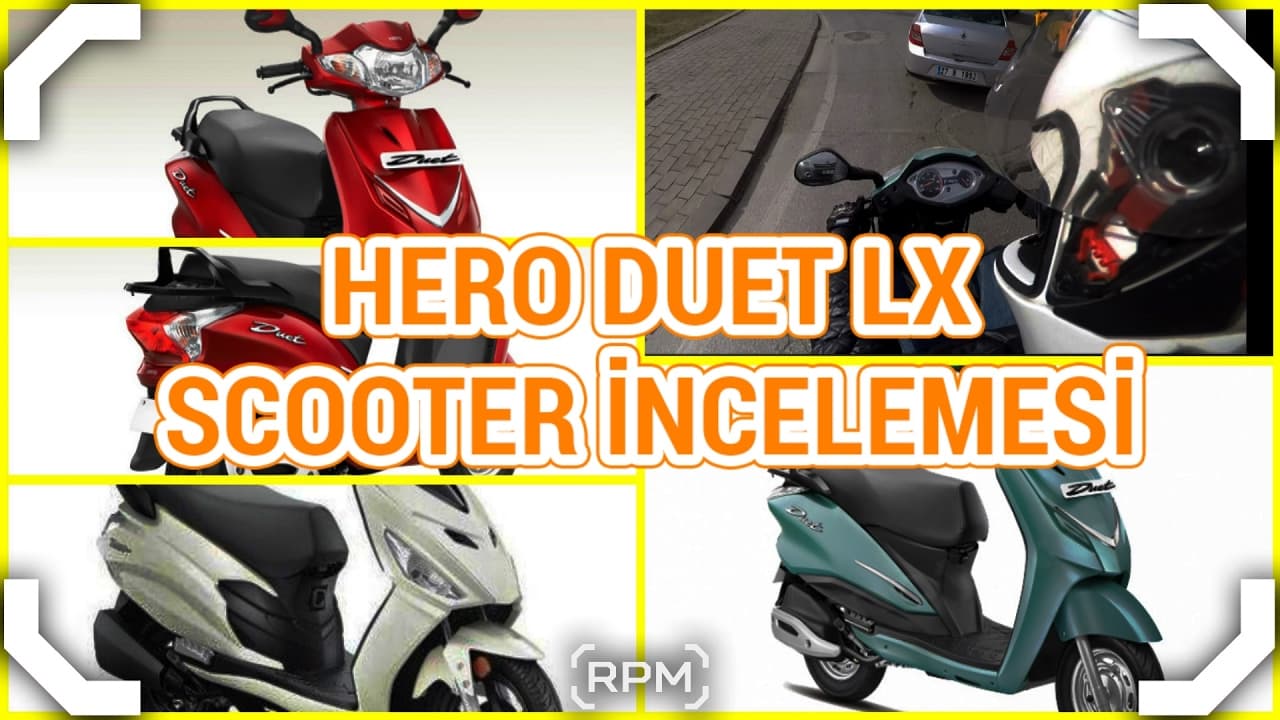 Hero Duet LX Scooter İlk İzlenimler [RPM]