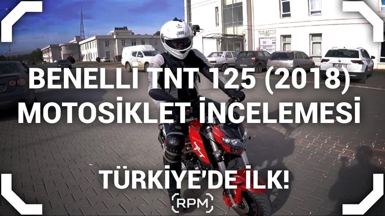 Benelli TNT 125 (2018) İnceleme - Son Hızı Kaç? - TR'de İlk! [RPM]