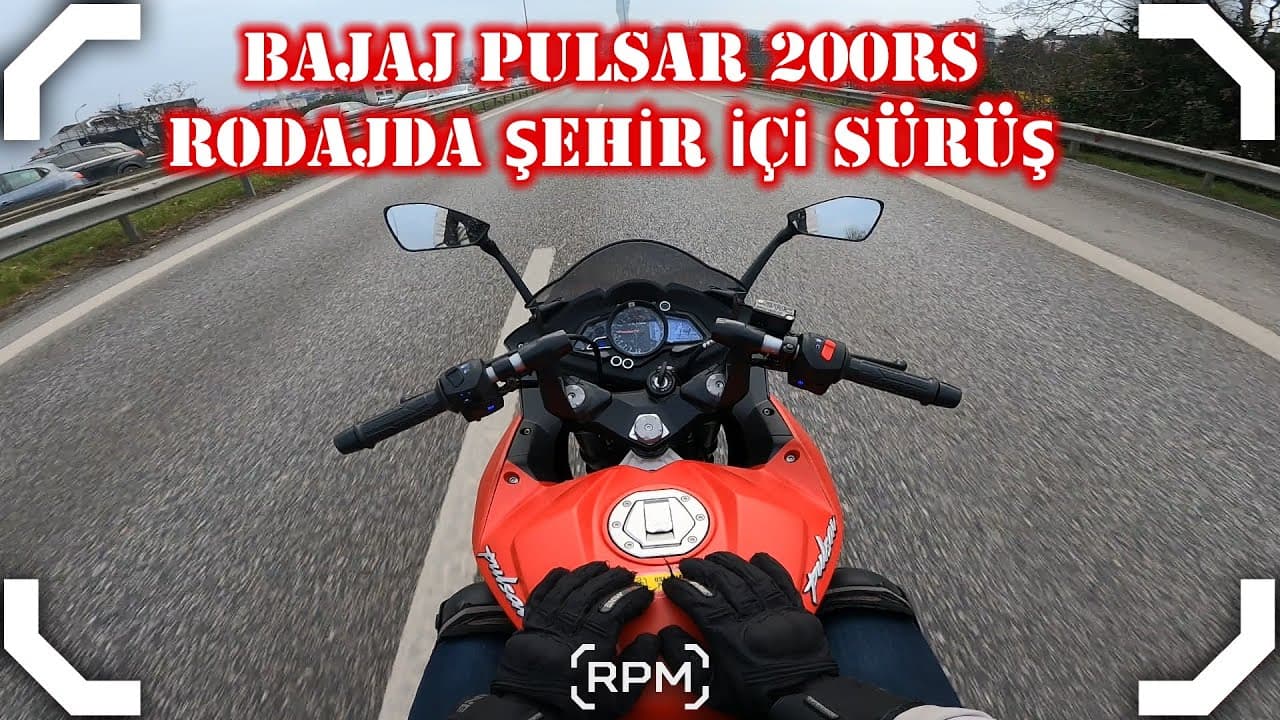 BAJAJ PULSAR 200RS | RODAJ DOLDURUYORUZ | ÇENGELKÖY'E SÜRÜŞ [RPM]