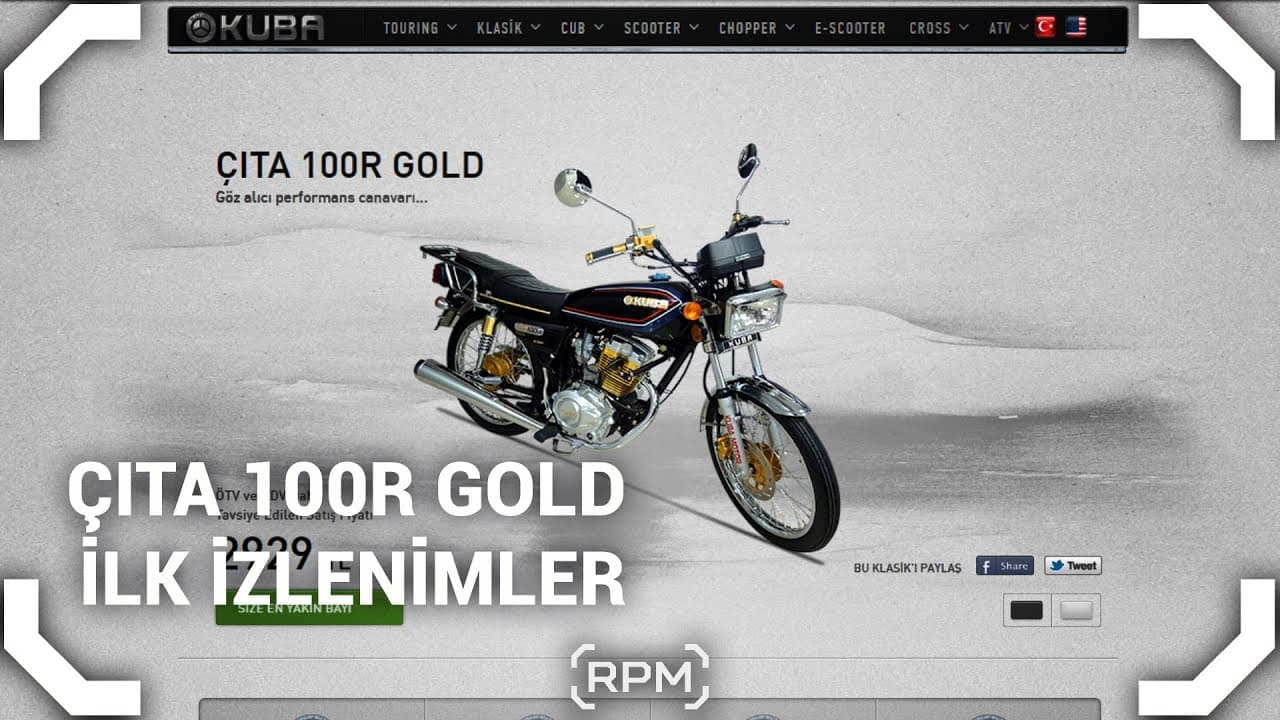 CG' ci Tayfa İçeri - Çıta 100R Gold İlk İzlenimler - İnceleme [RPM]