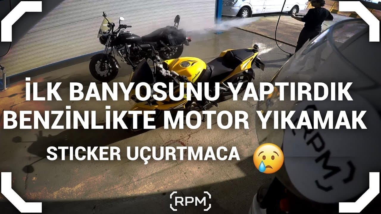 [RPM] ile Bir Gün - Fitness' a Geri Dönmek - Yeni Motosikleti Yıkadık - Motovlog