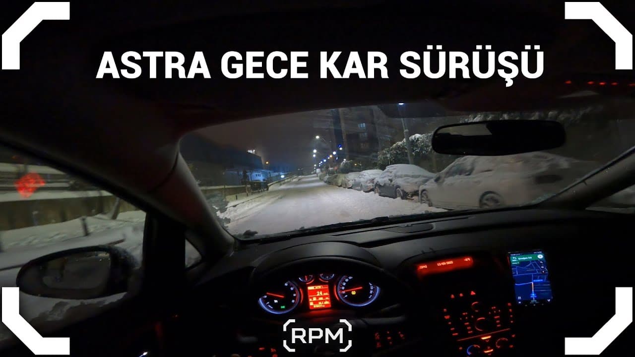 OPEL ASTRA J HB | GECE POV KAR SÜRÜŞÜ [RPM]
