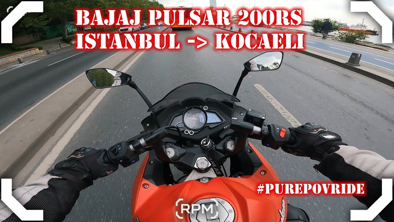 BAJAJ PULSAR 200RS | İSTANBUL-KOCAELİ | PURE POV RIDE [RPM]