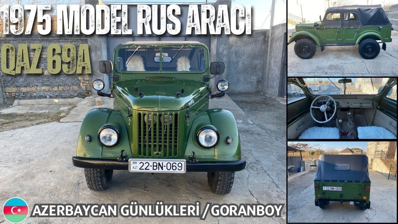 1975 MODEL ARAÇ İNCELEDİK | QAZ 69A | GORANBOY/AZERBAYCAN [RPM]