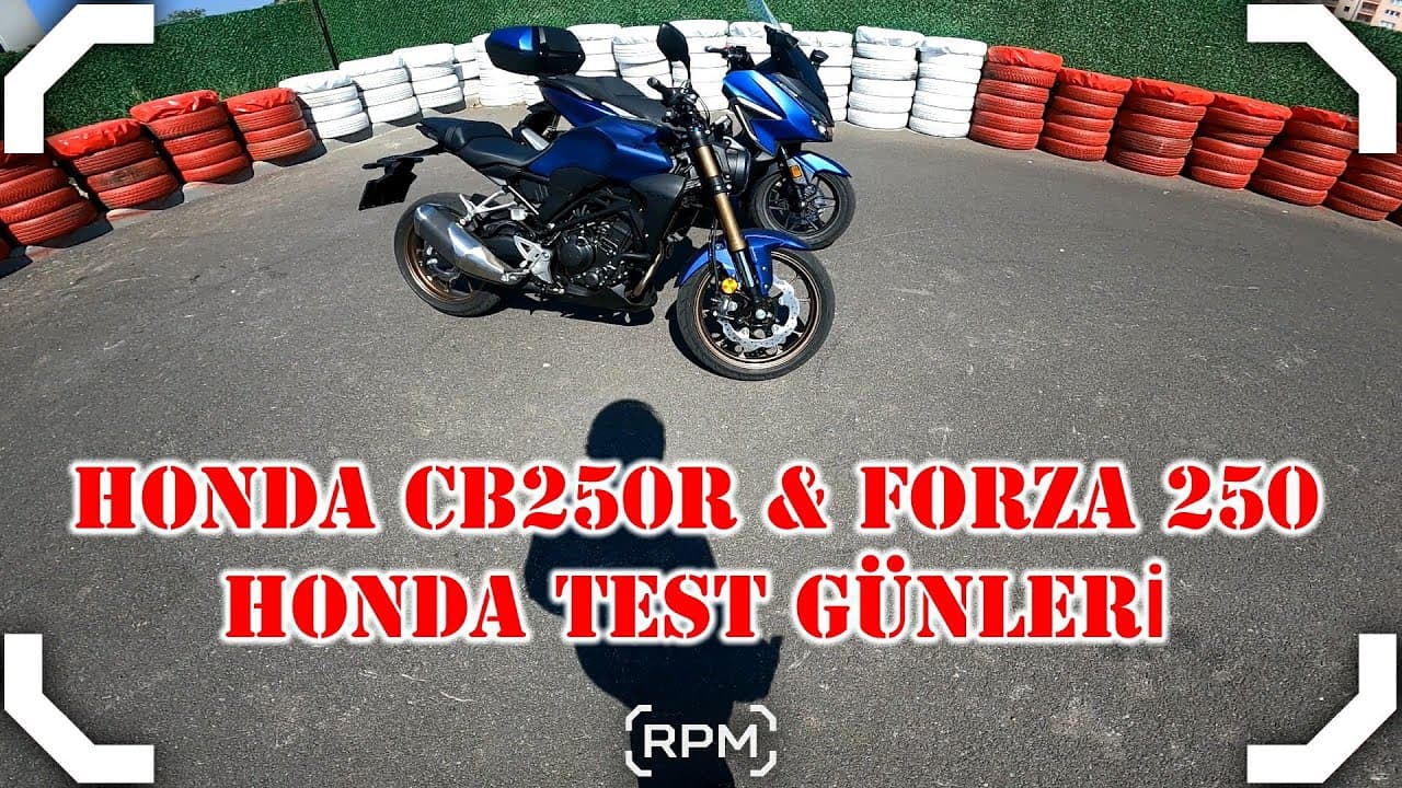 HONDA CB250R & FORZA 250 | PİSTTE İLK İZLENİMLER [RPM]