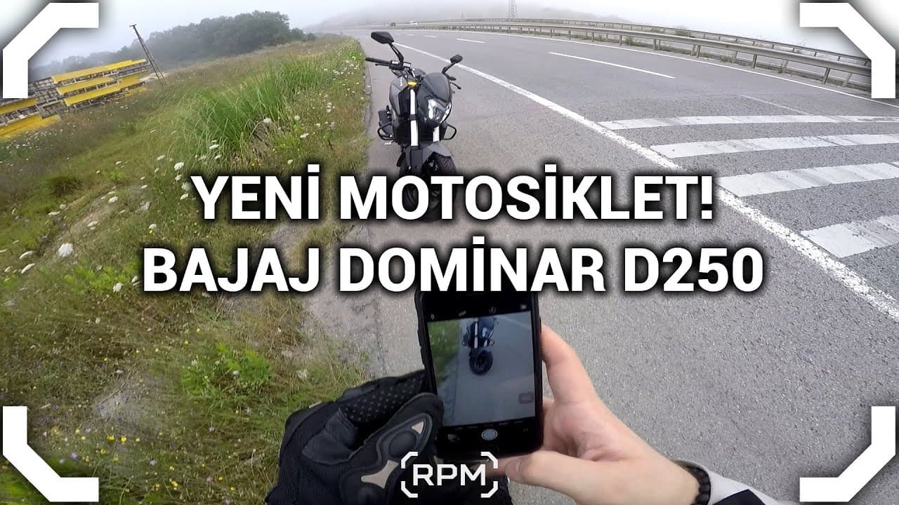 YENİ MOTOSİKLET! BAJAJ DOMİNAR D250 [RPM]