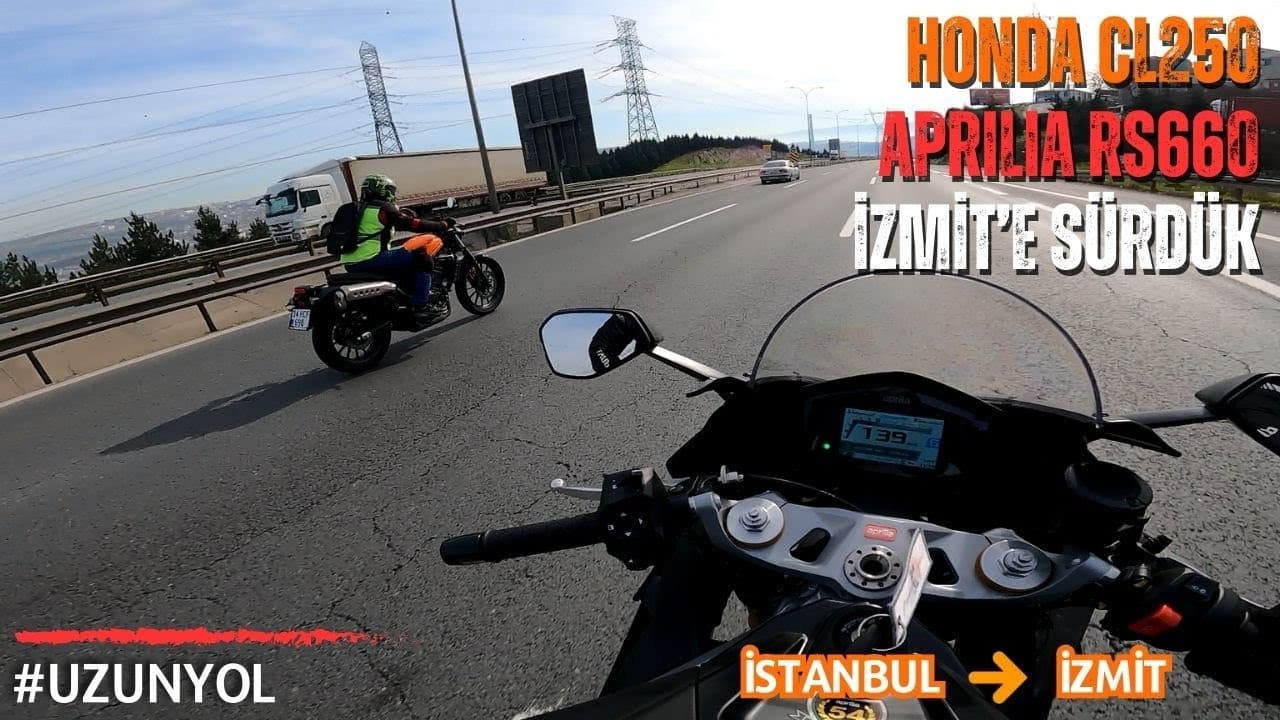APRILIA RS660 & HONDA CL250 MOTORLARIMLA İLK UZUN YOL [RPM]