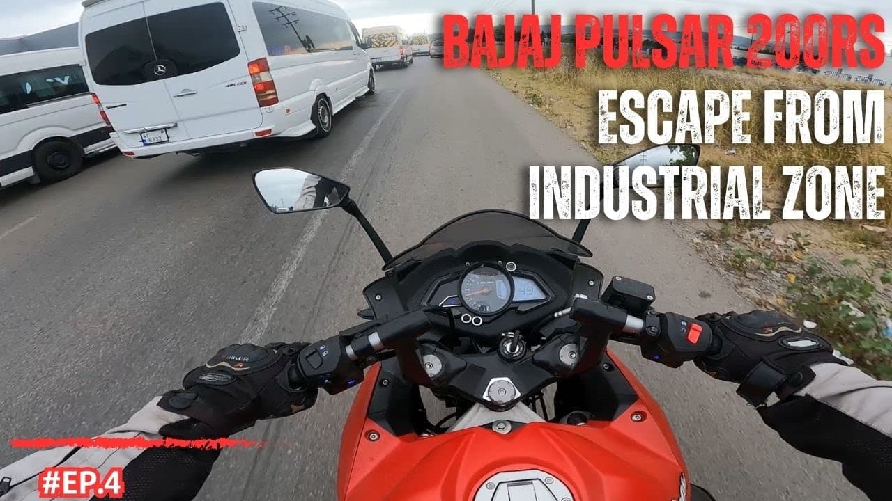 ESCAPE FROM THE INDUSTRIAL ZONE | BAJAJ PULSAR 200RS | POV RIDE