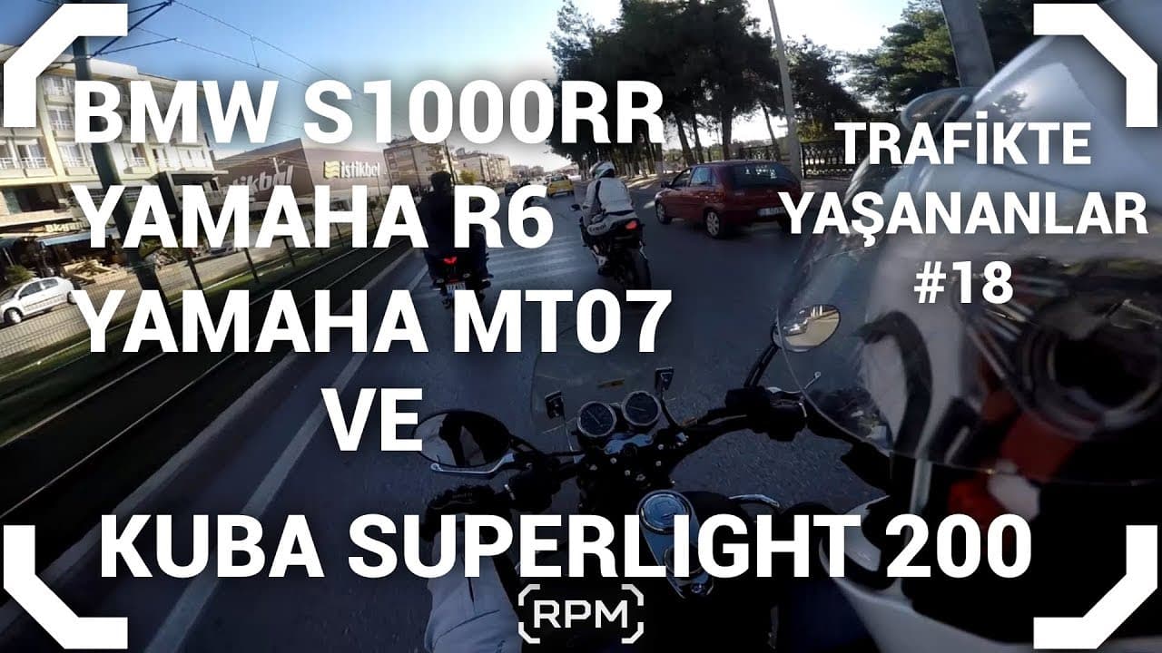 Superlight 200 - MT07 - S1000RR - R6 İle Bir Gün #18 [RPM]
