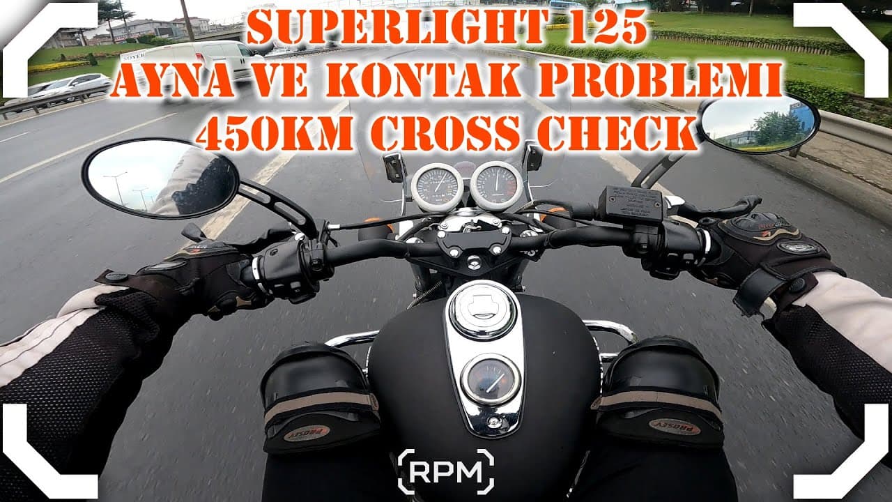 SUPERLIGHT 125 | 450KM'YE GELDİK | GEVŞEME VE KONTAK PROBLEMİ [RPM]