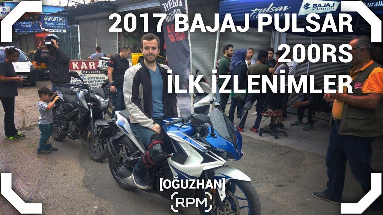 2017 Bajaj Pulsar 200RS İlk İzlenimler - Yeni Beyaz&Mavi Renk [RPM]