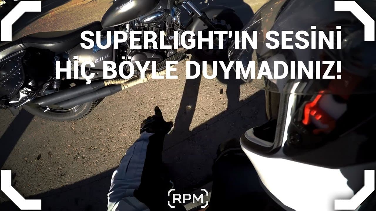 Superlight' ın Sesini Hiç Böyle Duymadınız! (Egzoz İptal) [RPM]
