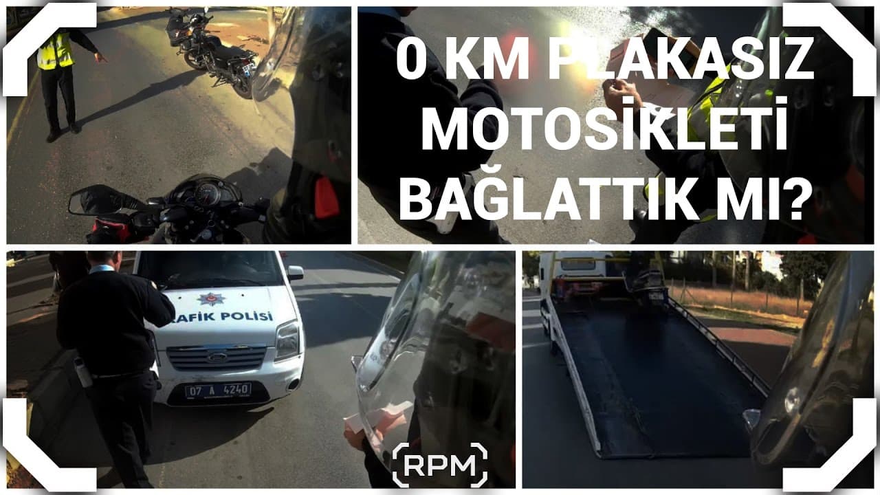 Sıfır Plakasız Motosikletle Polise Yakalanmak :( [RPM]