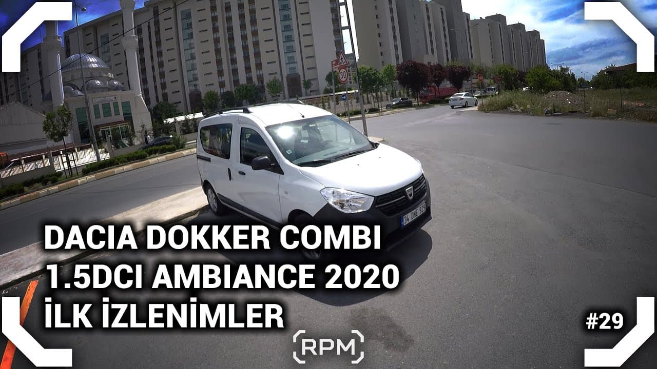 Dacia Dokker Combi ile Tablo Taşıyarak Test- POV İlk İzlenimler [RPM]