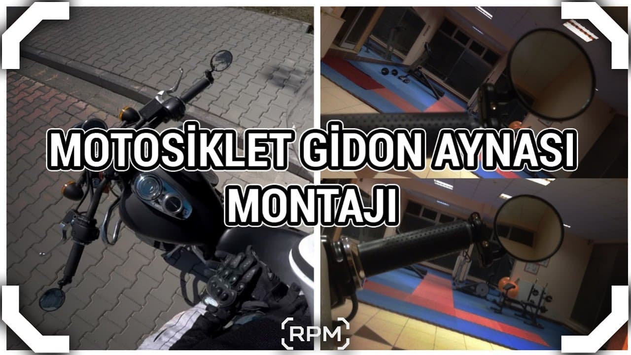 Gidon Ucu Ayna Montajı - Superlight 200 / Bar End Mirror Assembly [RPM]