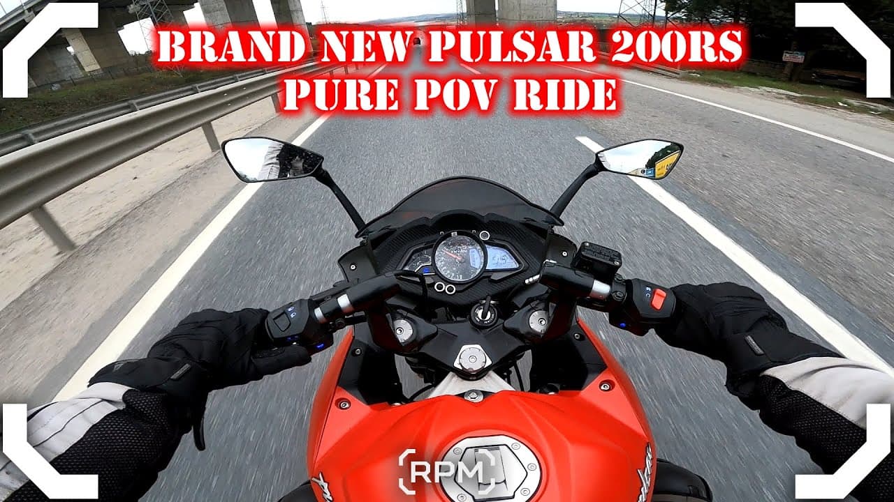 BAJAJ PULSAR RS200 2023 | PURE POV RIDE [RPM]