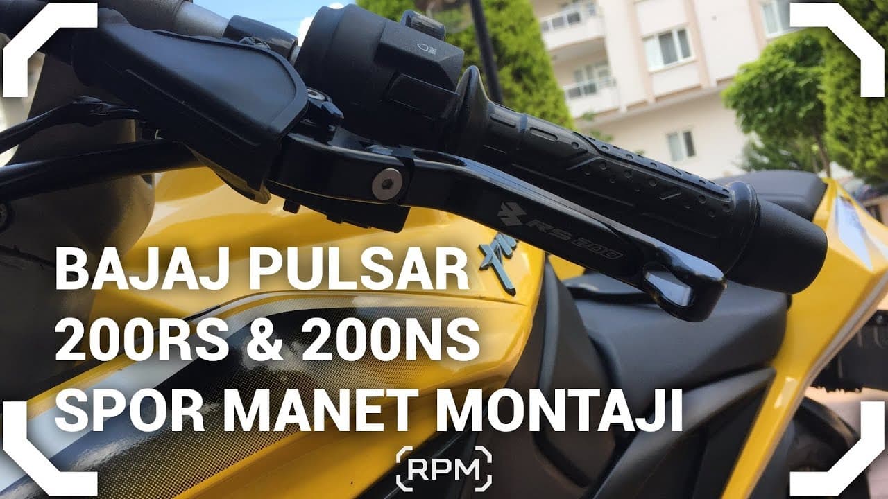Spor Manet Montajı - Bajaj Pulsar 200RS - TR'de İLK! [RPM]
