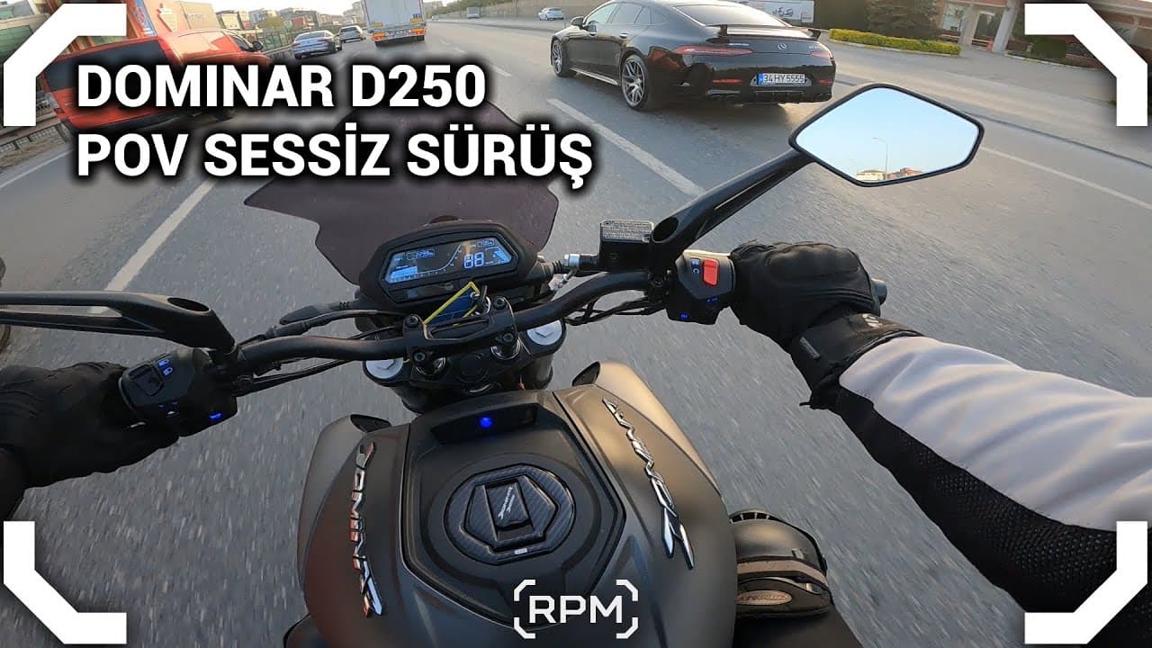 BAJAJ DOMINAR D250 | PURE SOUND | SESSİZ POV SÜRÜŞ [RPM]
